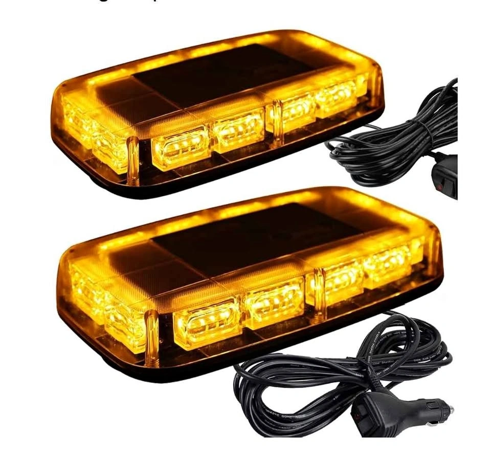 Roof Top Strobe Light Bars, Amber (2)