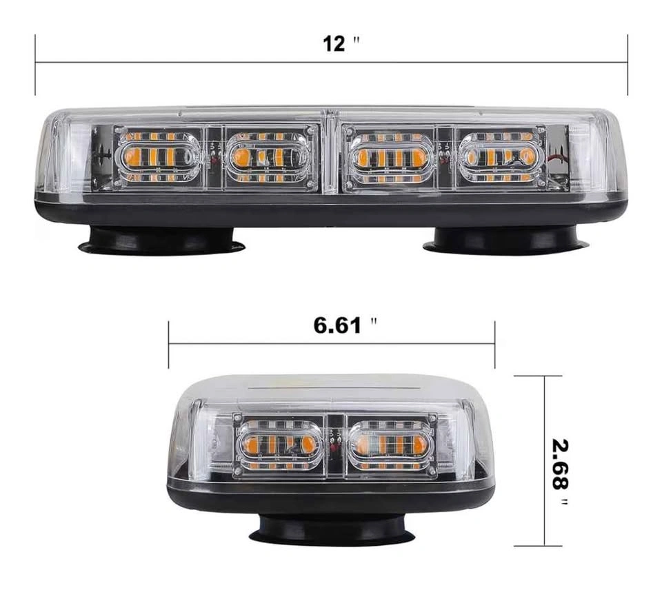 Roof Top Strobe Light Bars, Amber (2) - photo 3