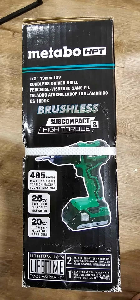 BRAND NEW Metabo HPT 18V Brushless Cordless Driver Drill Kit - photo 4