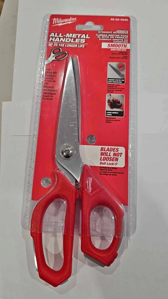 Milwaukee Tool Jobsite Straight Scissors Model # 48-22-4046
