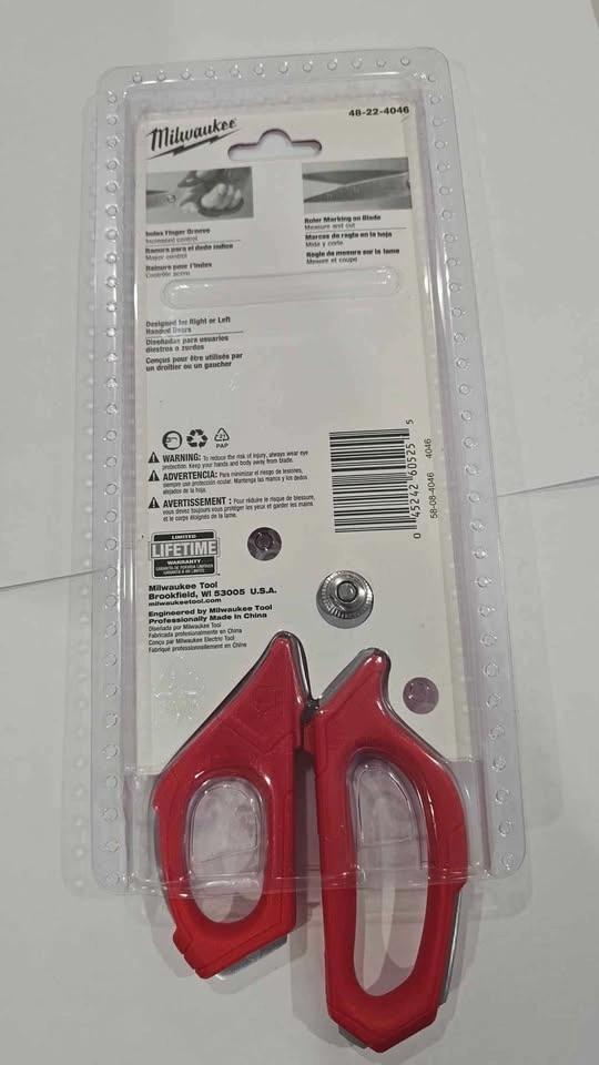 Milwaukee Tool Jobsite Straight Scissors Model # 48-22-4046 - photo 2