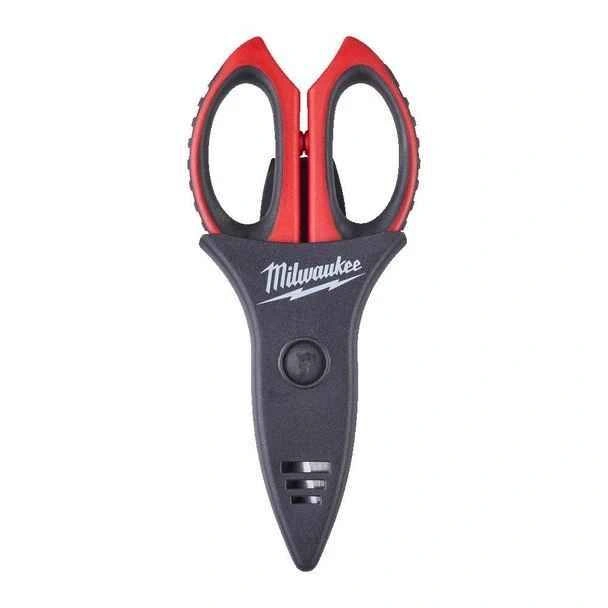 Milwaukee Electrician's Scissors with Holster Sheath Storage - photo 3