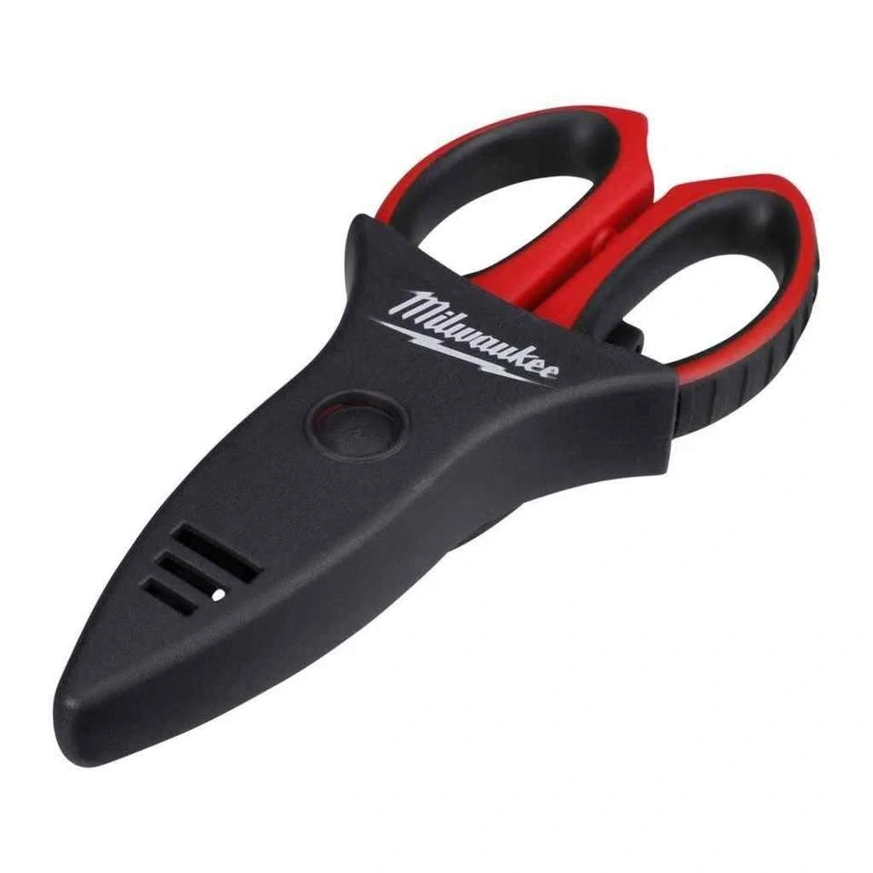 Milwaukee Electrician's Scissors with Holster Sheath Storage - photo 4