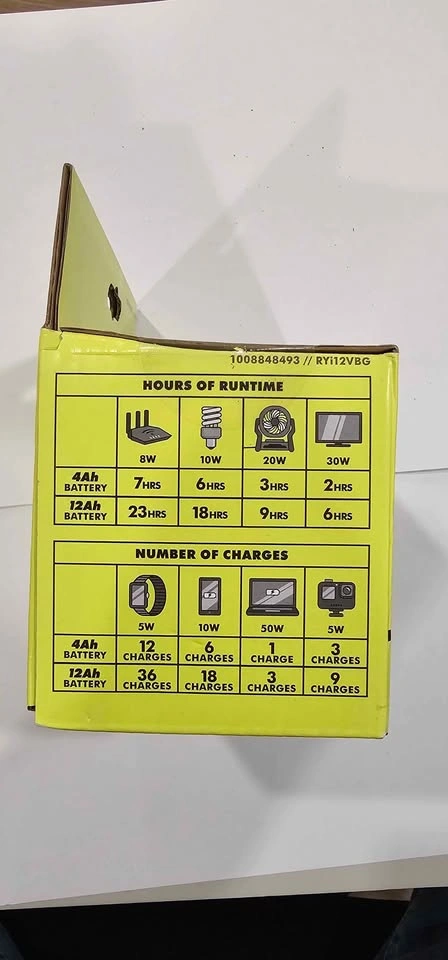 RYOBI 18V ONE+ 120-Watt DC Power Source (Tool Only) - photo 3