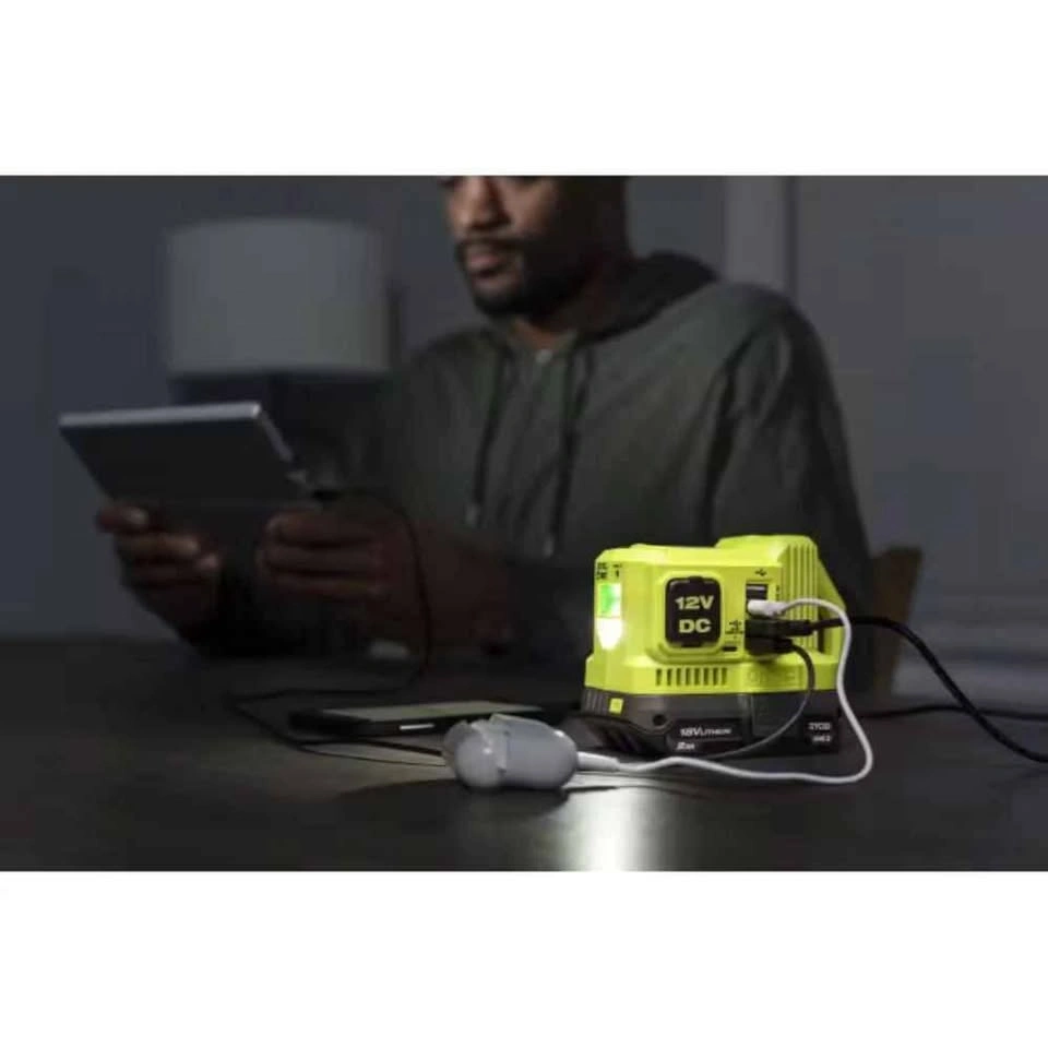RYOBI 18V ONE+ 120-Watt DC Power Source (Tool Only) - photo 5