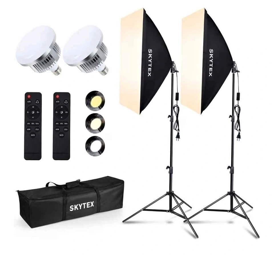 Skytex Softbox Continuous Photography Lighting Kit (set of 2)