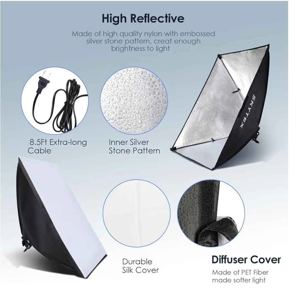 Skytex Softbox Continuous Photography Lighting Kit (set of 2) - photo 5