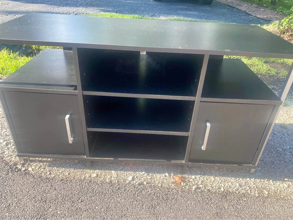 Black TV Stand Entertainment Center