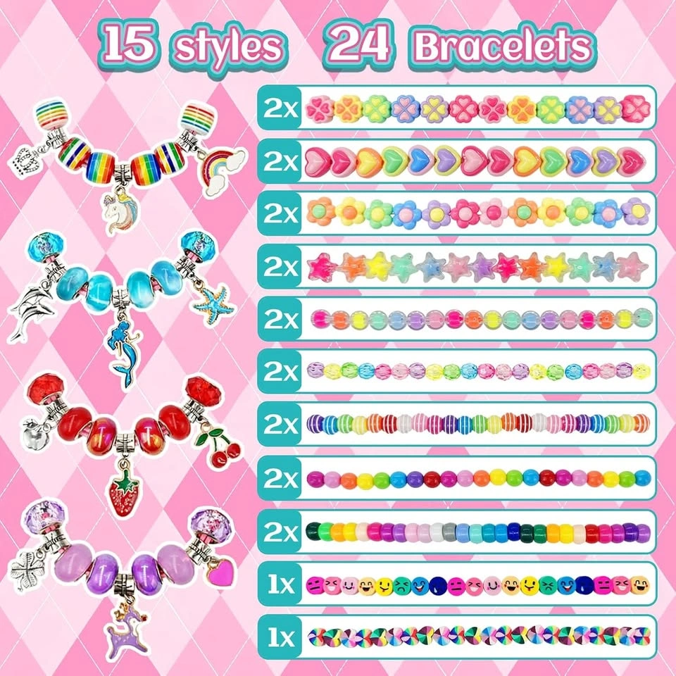 24 Pack Bracelet Wands, Charm Bracelet Jewelry Making Kit - photo 4