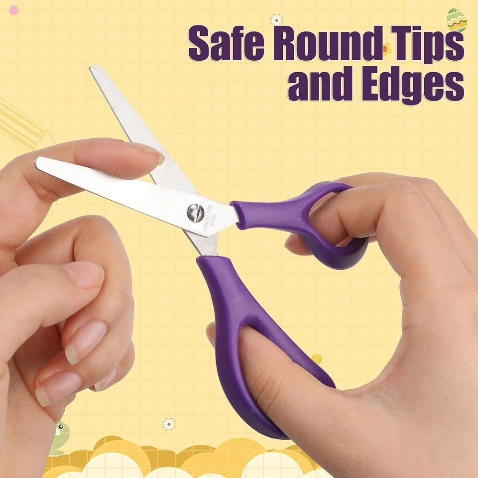 24 Pack 6" Kids Scissors Safety Small Child Scissors - photo 3