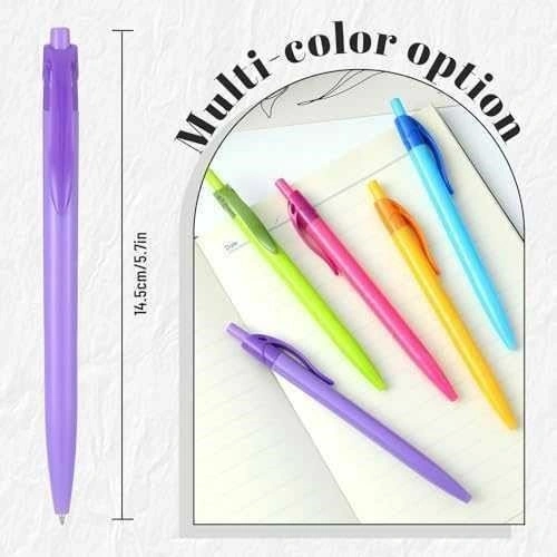 100 pack Retractable Ballpoint Pens 1.0mm - photo 3