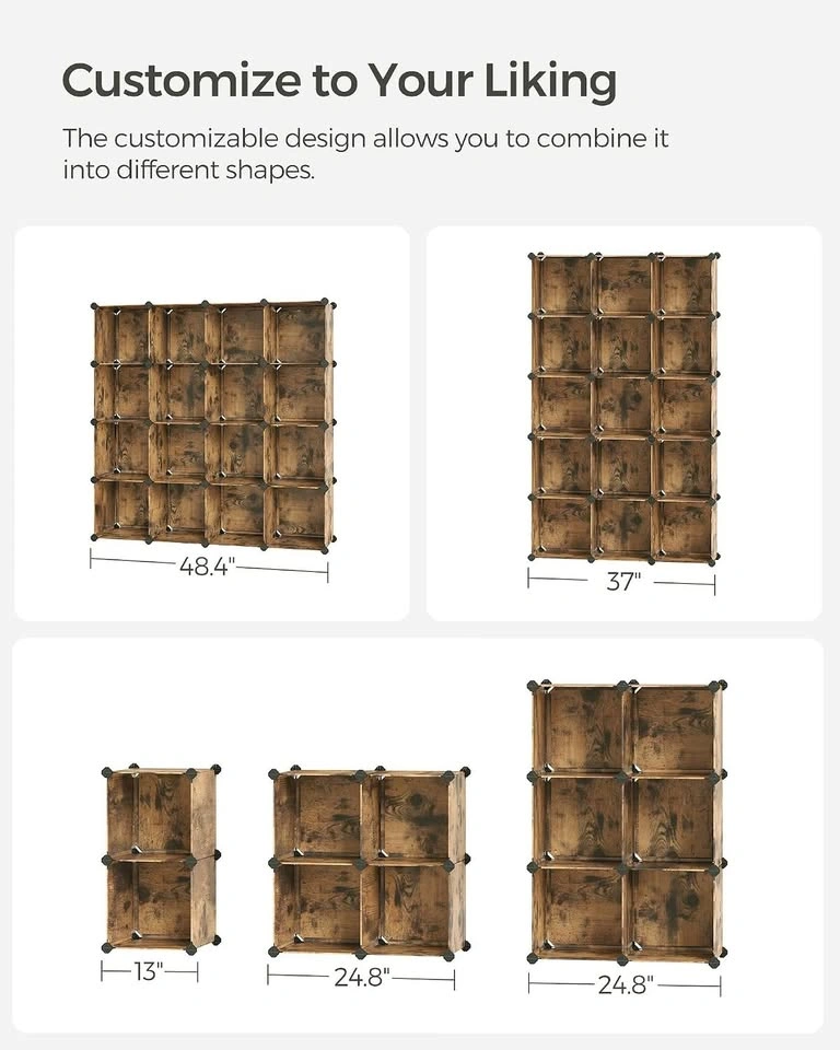 16 Cube Storage Organizer DIY Closet Organizer - photo 2