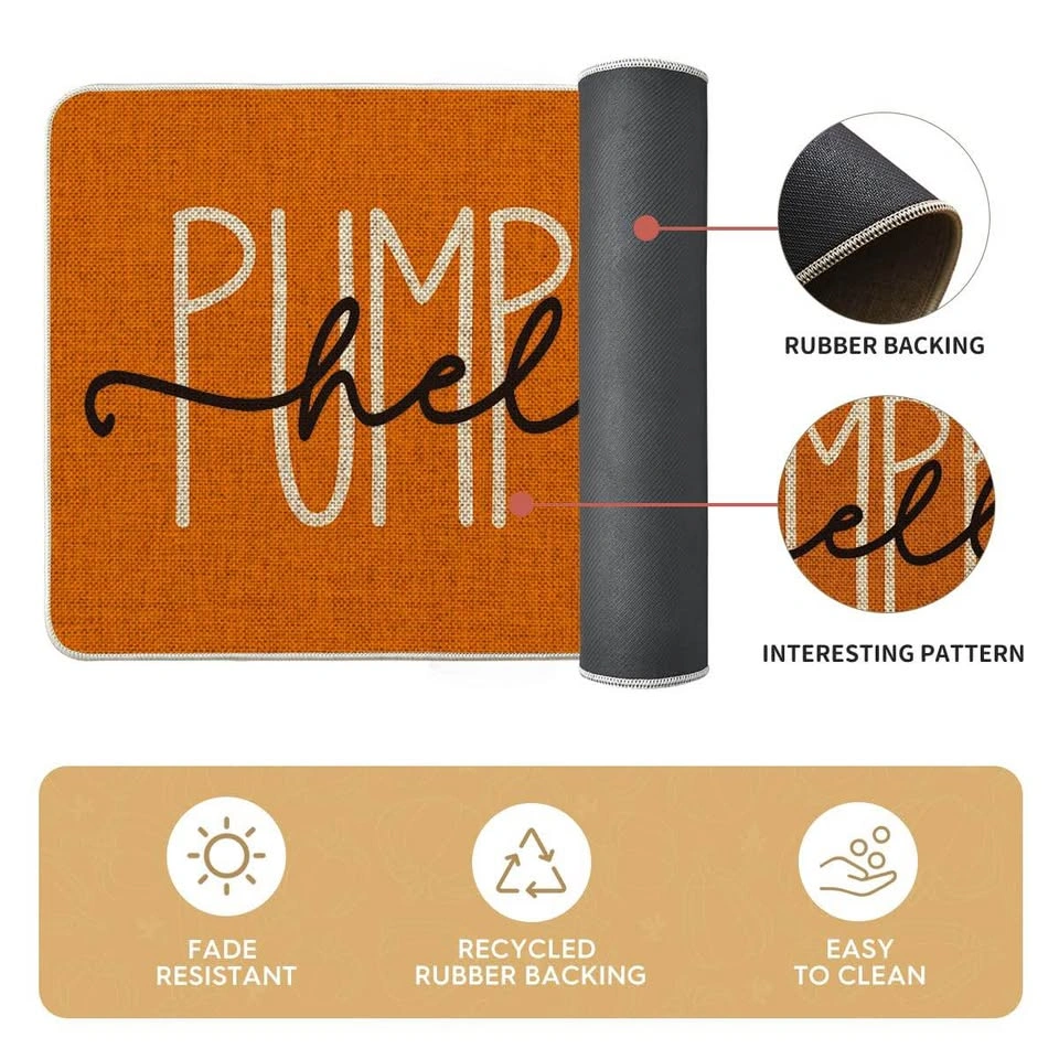 2-Piece Fall Pumpkin Kitchen Rug Set - photo 3