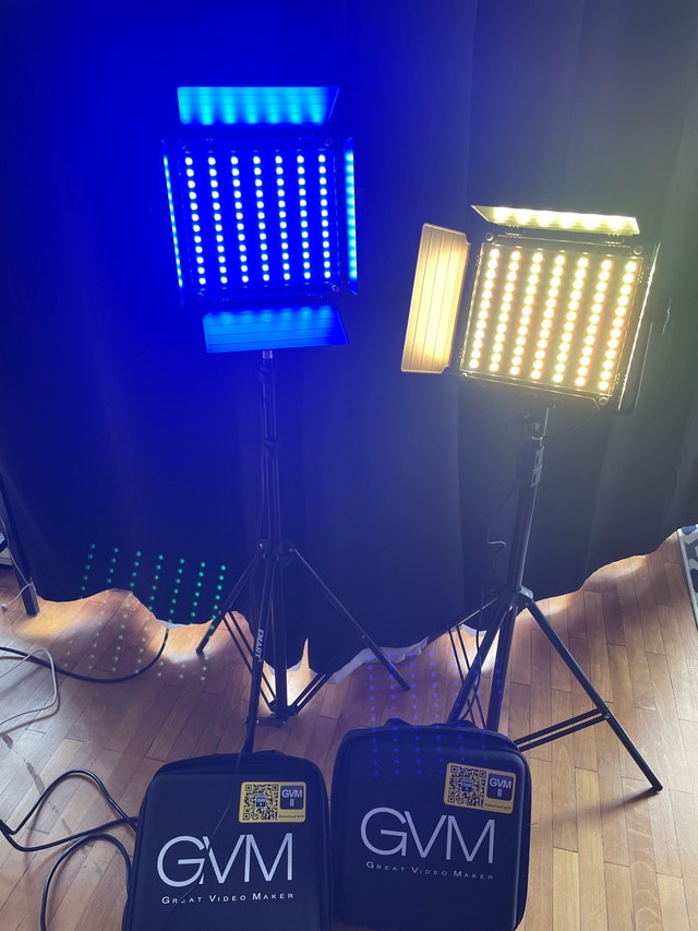 GVM RGB LED Video Lighting Kit (2)
