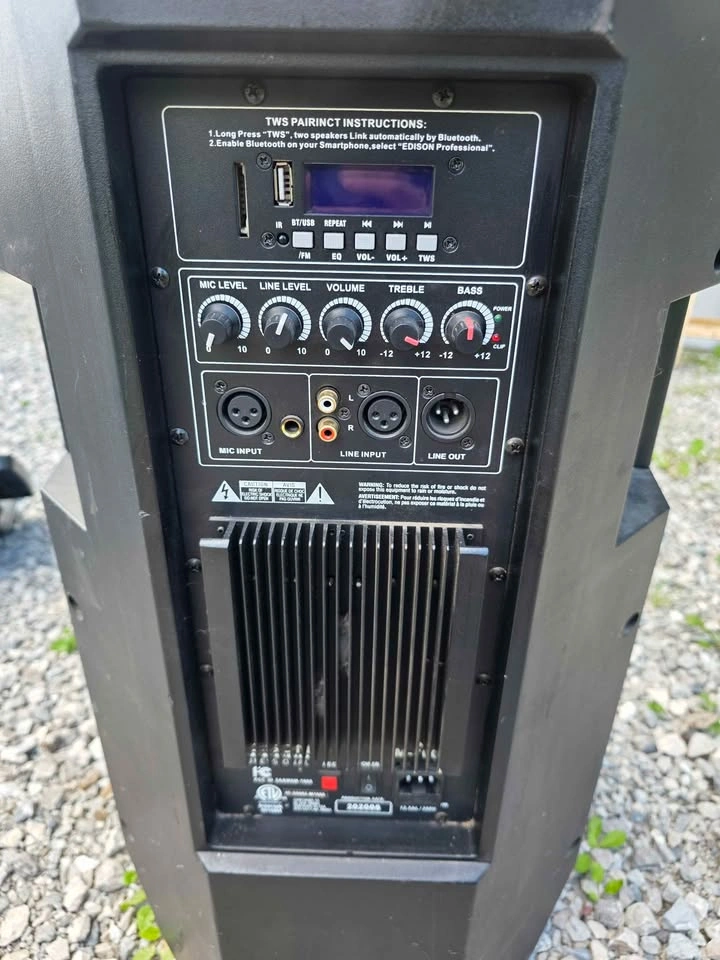 Edison Professional M-7000 Powered Speaker For Sale! - photo 3