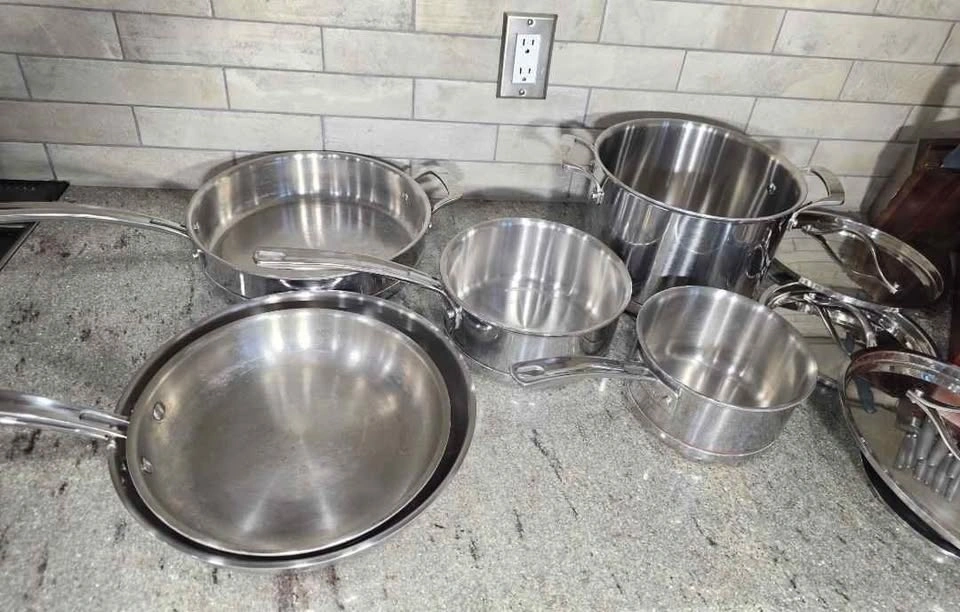 Kirkland 5-Ply Stainless Steel Pot and Pan Set - photo 5