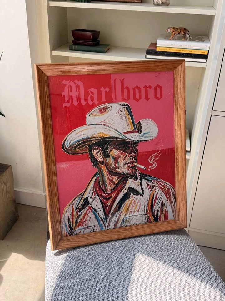 16x20 Framed Vintage Cowboy Pop Art - photo 3