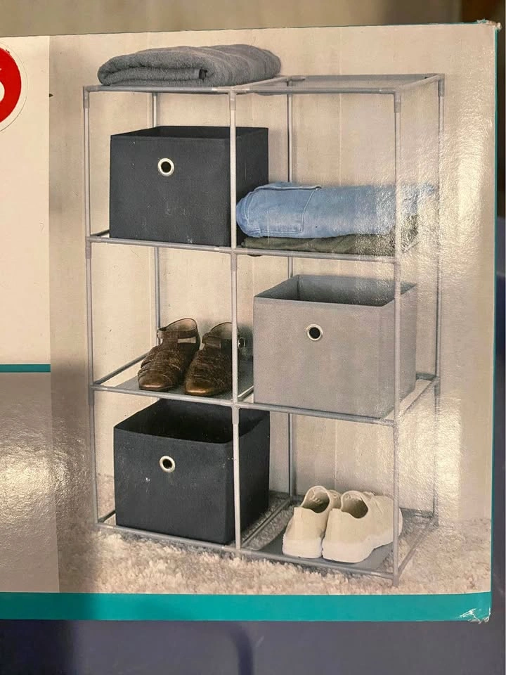 C.O.S. Clean Organize Store 6-Cube Storage Rack