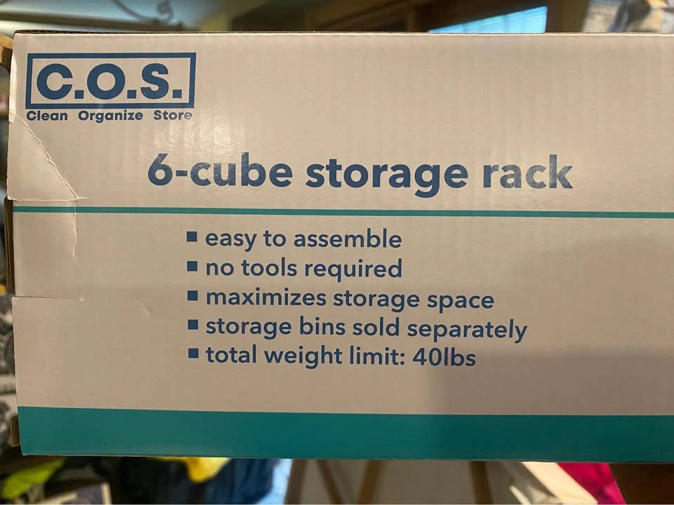 C.O.S. Clean Organize Store 6-Cube Storage Rack - photo 3