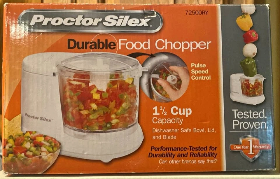 Proctor Silex 1-1/2 Cup Mini Food Chopper (Model 72500RY)