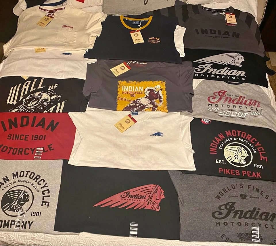 INDIAN MOTORCYCLE T-SHIRTS (LARGE)