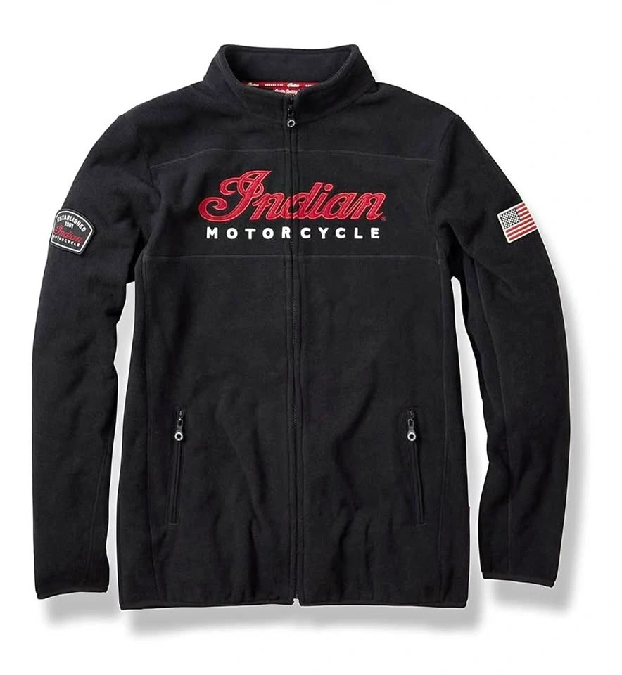 Indian Motorcycle Men's Full Zip Fleece Sweatshirt - Large