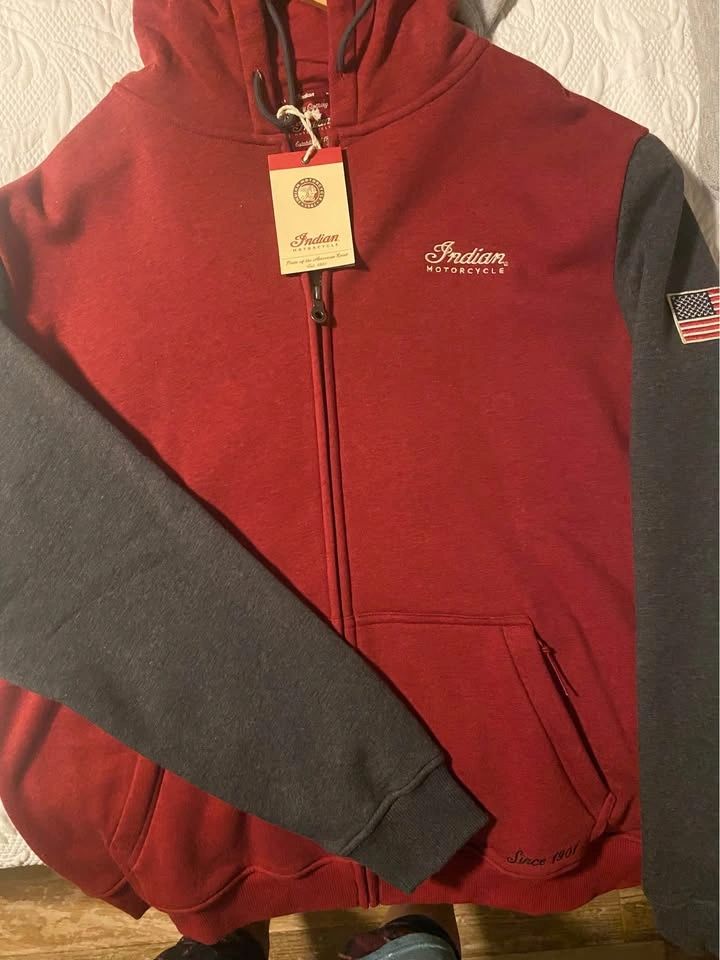 Indian Motorcycle Men's Full Zip Fleece Sweatshirt - Large - photo 5