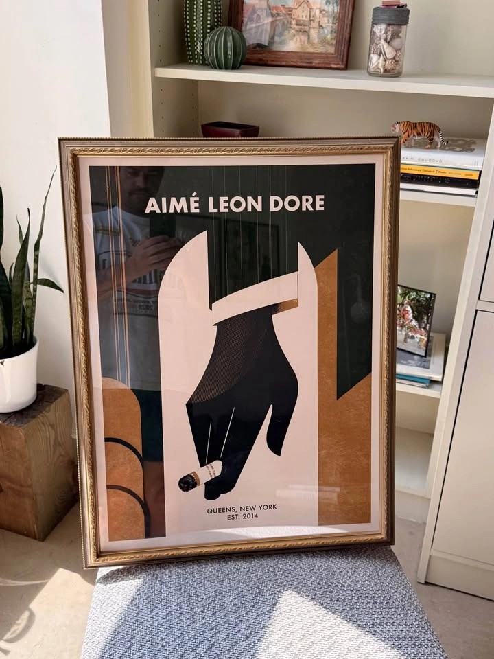 AIMÉ LEON DORE 18x24 Art Deco Framed Print | Gold Frame - photo 2