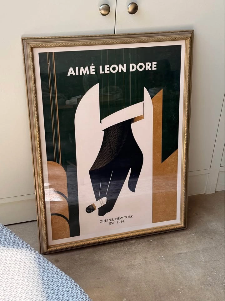 AIMÉ LEON DORE 18x24 Art Deco Framed Print | Gold Frame - photo 4