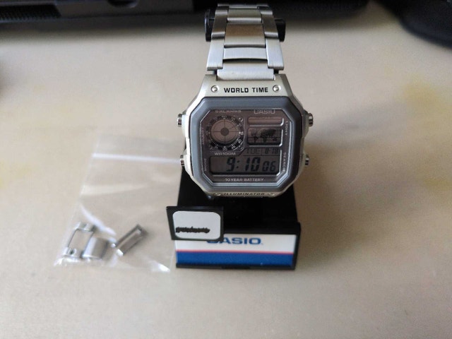Casio Digital World Watch AE-1200WHD-1AV