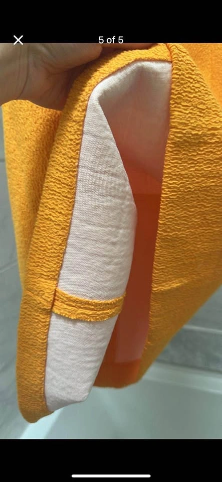 Orange Mini Dress (ZARA-small) NEW - photo 2