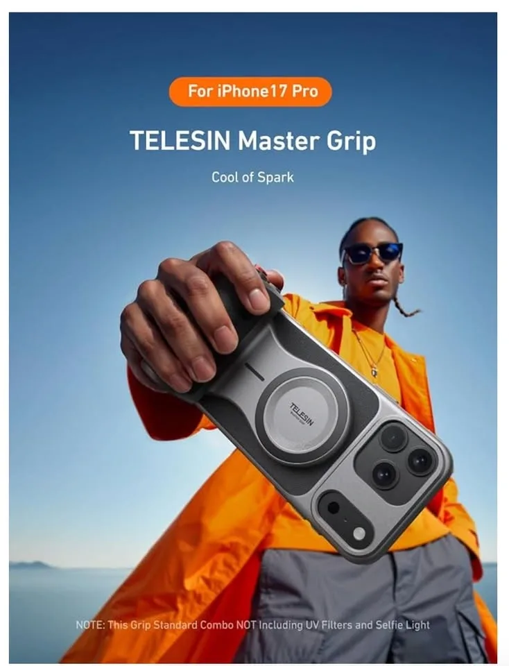 TELESIN Master Grip for iPhone 17 Pro Cooling Case - photo 2
