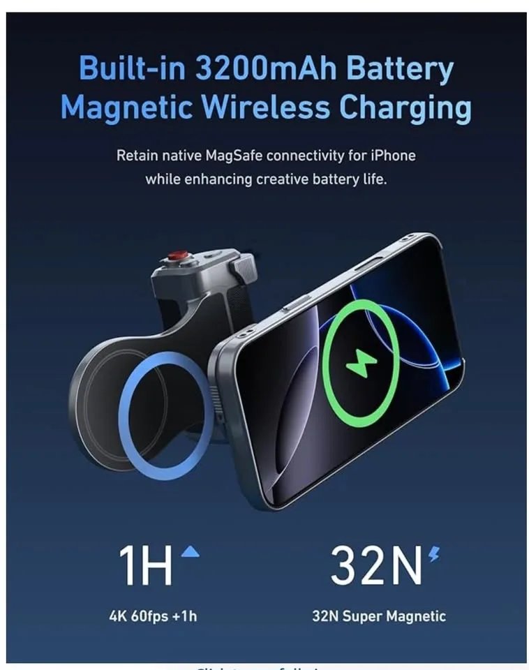 TELESIN Master Grip for iPhone 17 Pro Cooling Case - photo 4