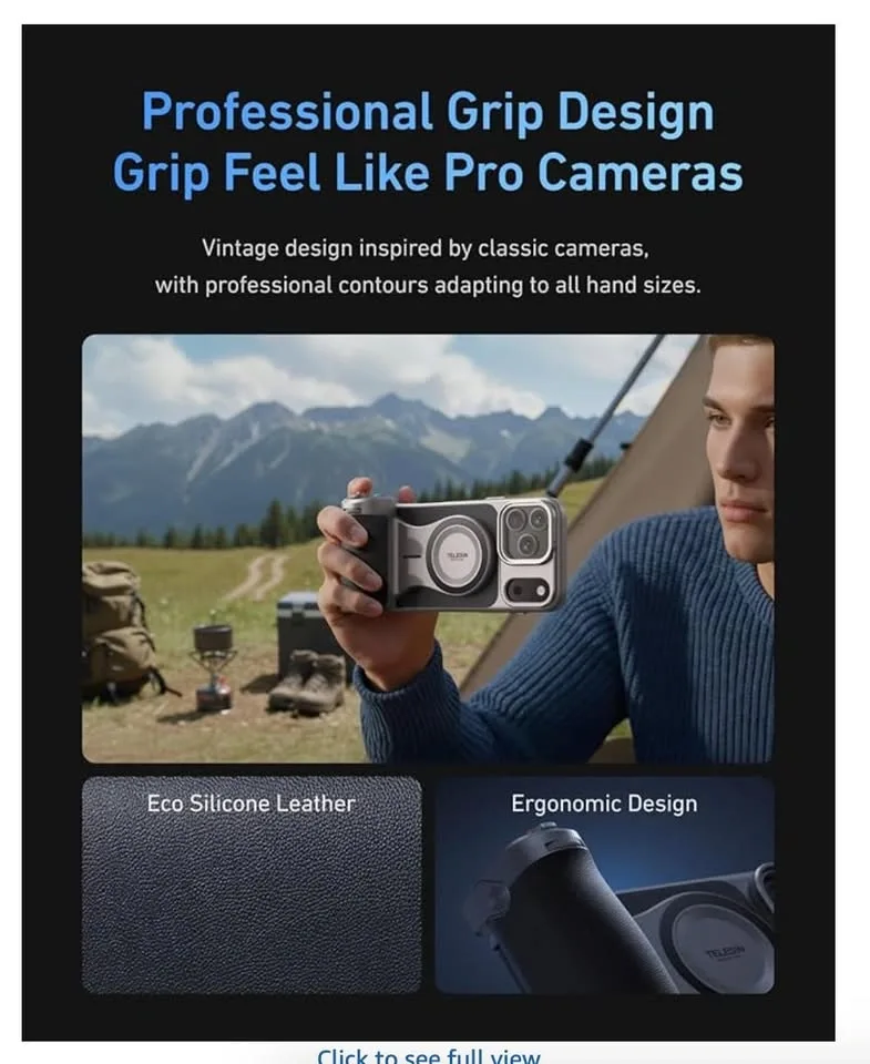 TELESIN Master Grip for iPhone 17 Pro Cooling Case - photo 5