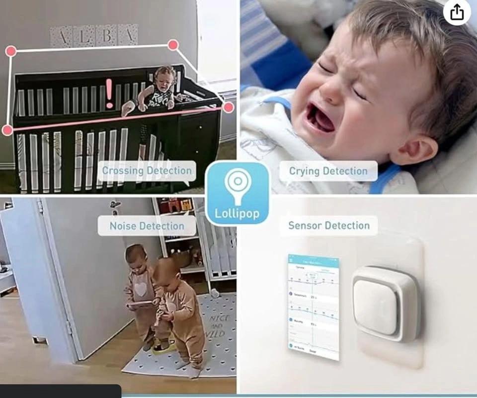Lollipop Baby Monitor with True Crying Detection - photo 4