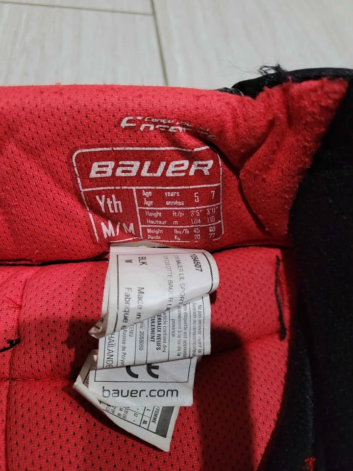 Bauer Lil Sport Youth Medium Hockey Pants - photo 2