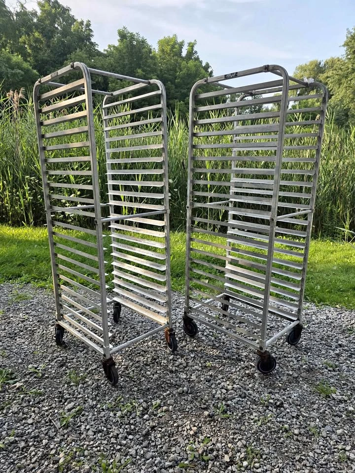 Commercial Aluminum Rolling Sheet Pan Racks For Sale!