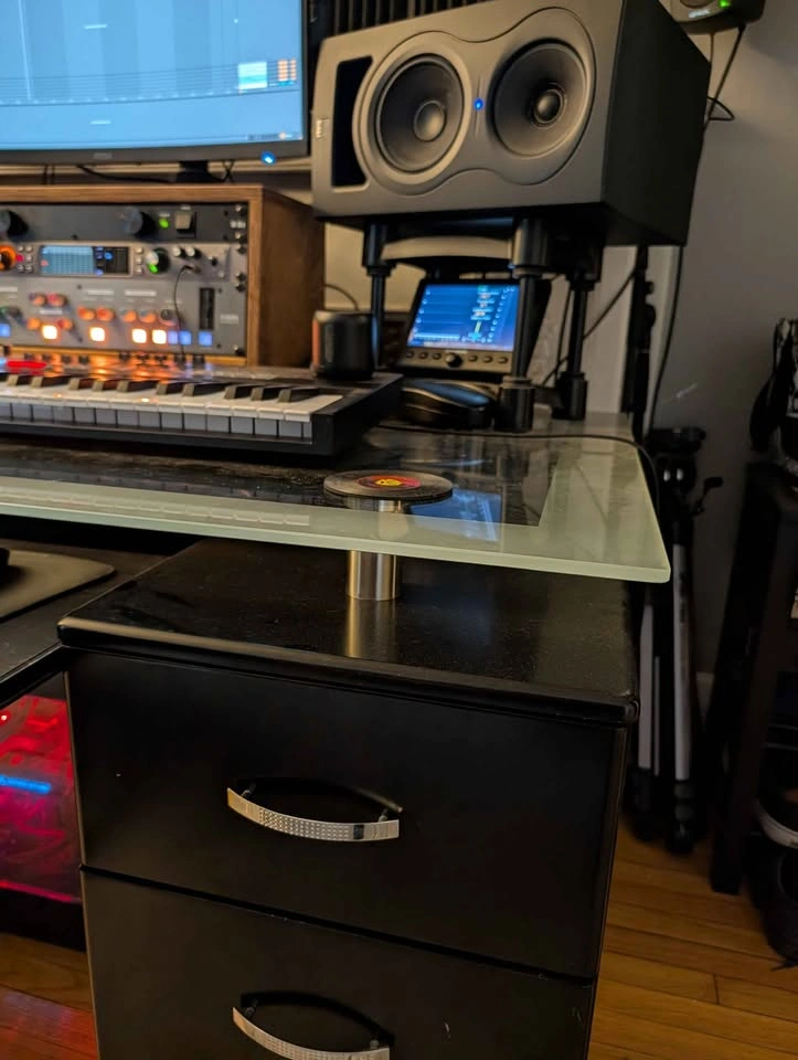 Glass Top Desk - photo 3