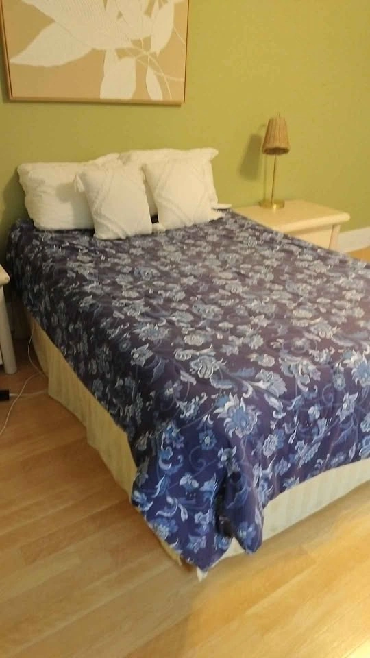 Blue floral Comforter for Full double bed - photo 3