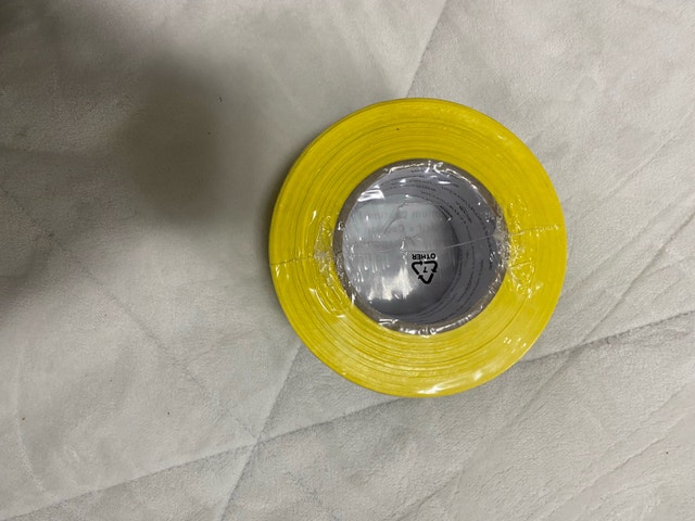 2 Full sealed rolls of caution tape purchased at Amazon