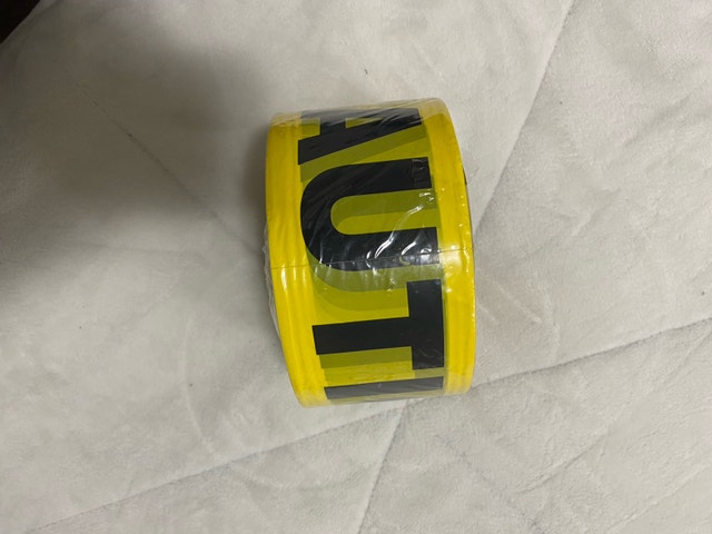 2 Full sealed rolls of caution tape purchased at Amazon - photo 2