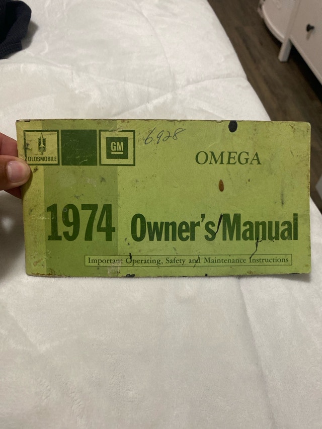 1974 Oldsmobile Owner's Manual