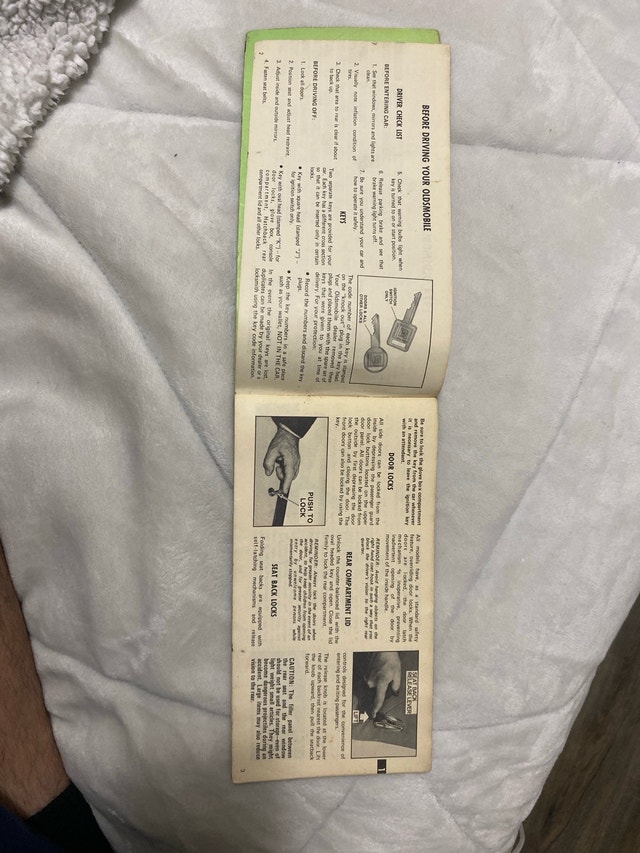 1974 Oldsmobile Owner's Manual - photo 3