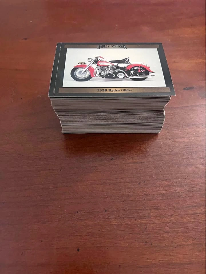 Harley Davidson card collection