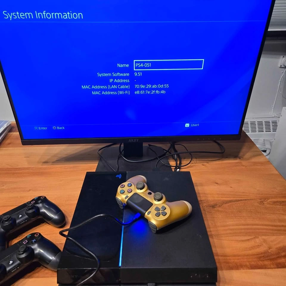 1TB PS4, Firmware 9.51, 3 Controllers, Moddable - photo 5