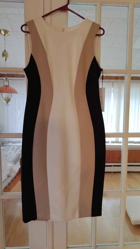 New Calvin Klein Colorblock Sheath Dress size 10 - photo 2