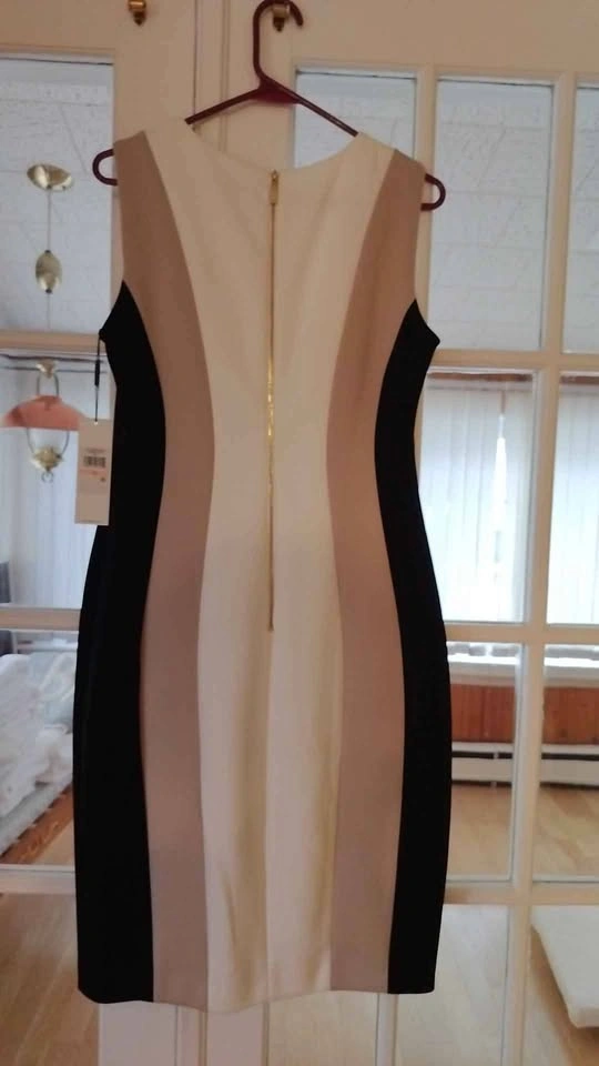 New Calvin Klein Colorblock Sheath Dress size 10 - photo 3