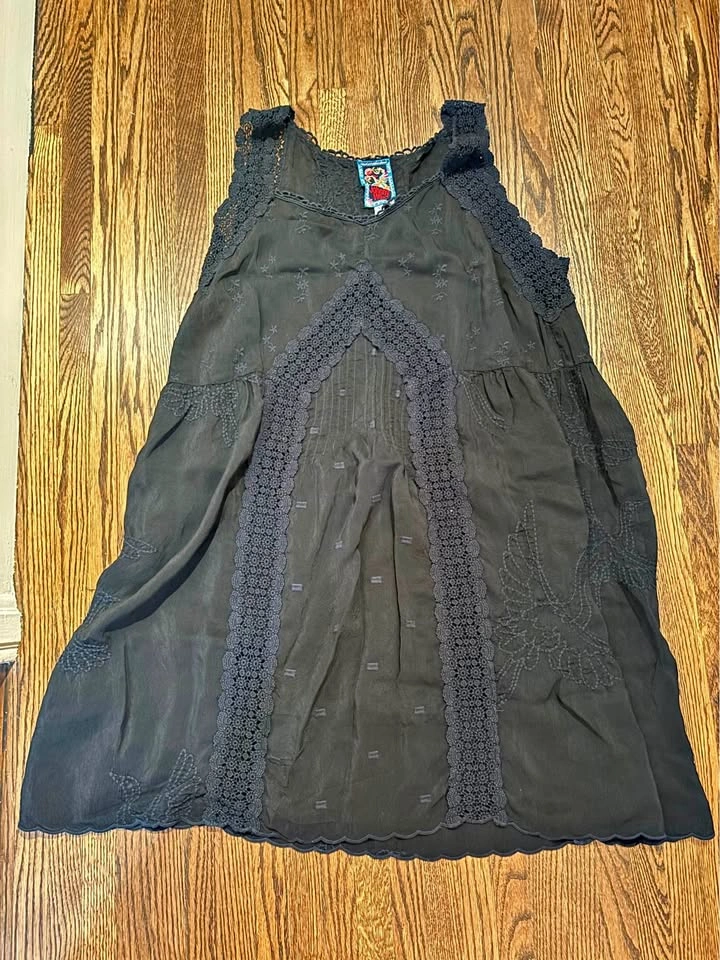 Johnny Was embroidered dress