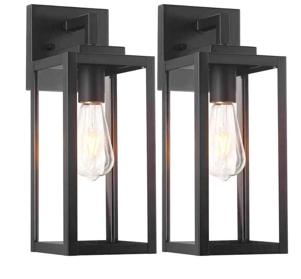 Modern Outdoor Wall Light Fixtures 2 Pack - photo 2
