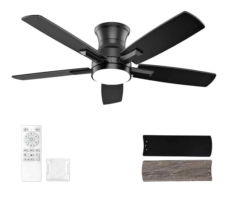 YUHAO 42 Inch Ceiling Fan with Light